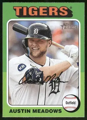 2024 Topps Heritage Austin Meadows #350 Baseball - Baseball Card Single