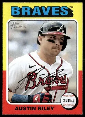 2024 Topps Heritage Austin Riley #431 Baseball - Baseball Card Single