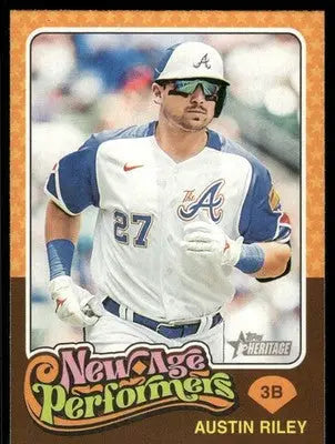 2024 Topps Heritage Austin Riley #NAP-18 Baseball - Baseball Card Single