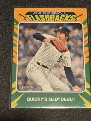 2024 Topps Heritage #BF-8 Ron Guidry Baseball Flashbacks - Baseball Card Single