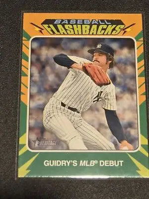 2024 Topps Heritage #BF-8 Ron Guidry Baseball Flashbacks - Baseball Card Single