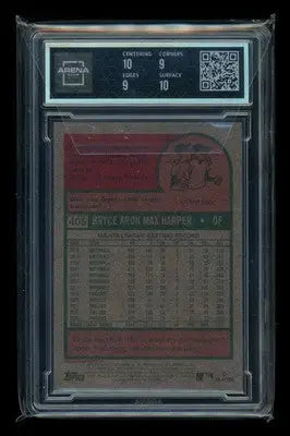2024 Topps Heritage Bryce Harper #405 White Border Baseball Arena Club 9.5 - Baseball Card Single