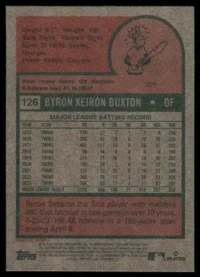 2024 Topps Heritage Byron Buxton #126 Baseball - Baseball Card Single