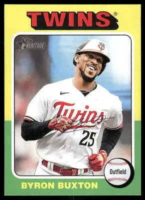 2024 Topps Heritage Byron Buxton #126 Baseball - Baseball Card Single