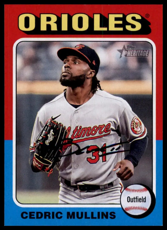2024 Topps Heritage Cedric Mullins 479 Baltimore Orioles NM - Baseball Card Single