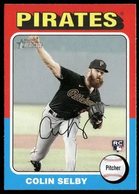 2024 Topps Heritage Colin Selby #150 RC Baseball - Baseball Card Single
