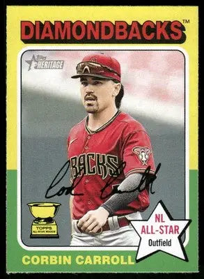 2024 Topps Heritage Corbin Carroll #372 Baseball - Baseball Card Single