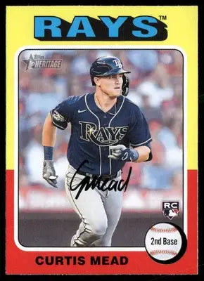 2024 Topps Heritage Curtis Mead #176 RC Baseball - Baseball Card Single