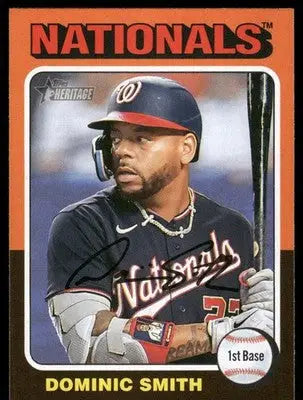 2024 Topps Heritage Dominic Smith #78 Baseball - Baseball Card Single