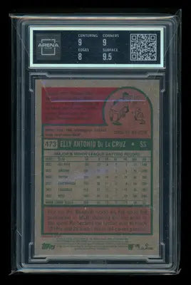 2024 Topps Heritage Elly De La Cruz #473 RC Baseball Arena Club 8.5 - Baseball Card Single