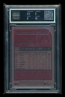 2024 Topps Heritage Elly De La Cruz #473 RC Baseball Arena Club 8.5 - Baseball Card Single