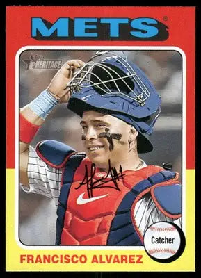 2024 Topps Heritage Francisco Alvarez #411 Baseball - Baseball Card Single