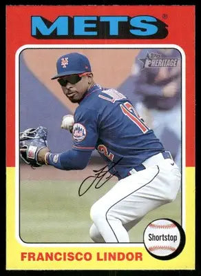 2024 Topps Heritage Francisco Lindor #117 Baseball - Baseball Card Single