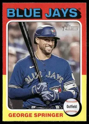 2024 Topps Heritage George Springer #358 Baseball - Baseball Card Single