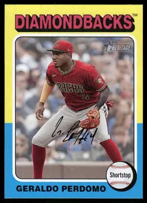 2024 Topps Heritage Geraldo Perdomo #378 Baseball - Baseball Card Single