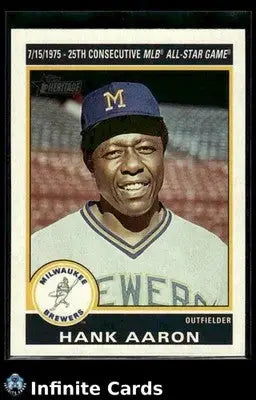 2024 Topps Heritage HANK AARON #76R-4 [Base] Milwaukee Brewers