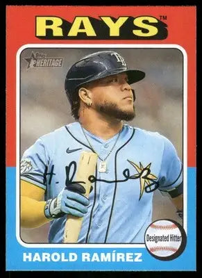 2024 Topps Heritage Harold Ramírez #72 Baseball - Baseball Card Single