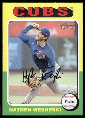 2024 Topps Heritage Hayden Wesneski #256 Baseball