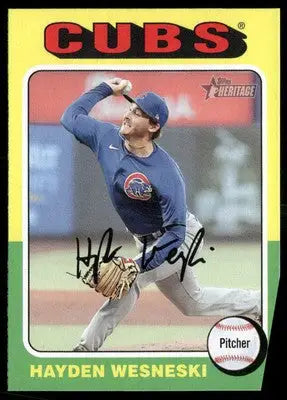 2024 Topps Heritage Hayden Wesneski #256 Baseball - Baseball Card Single