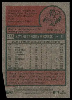 2024 Topps Heritage Hayden Wesneski #256 Baseball - Baseball Card Single