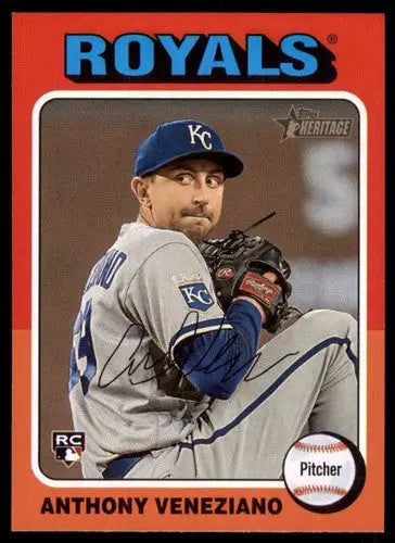 2024 Topps Heritage High Number #602 Anthony Veneziano NM-MT RC Rookie ID:78660 - Baseball Card Single