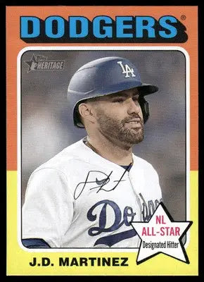 2024 Topps Heritage J.D. Martinez #434 All-Star Baseball - Baseball Card Single