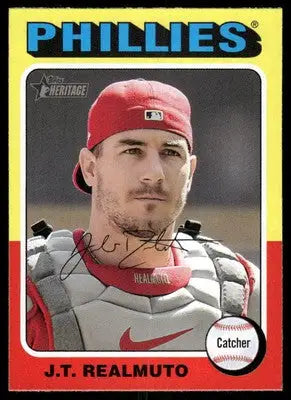2024 Topps Heritage J.T. Realmuto #159 Baseball - Baseball Card Single