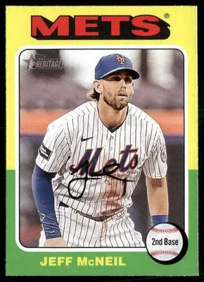 2024 Topps Heritage Jeff McNeil #295 Baseball - Baseball Card Single