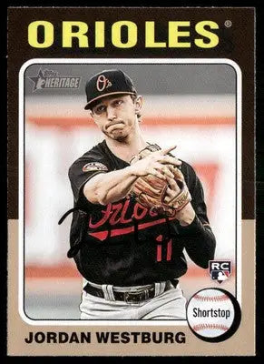 2024 Topps Heritage Jordan Westburg #229 RC Baseball - Baseball Card Single