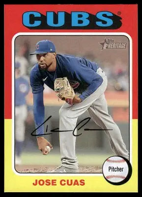 2024 Topps Heritage Jose Cuas #151 Baseball - Baseball Card Single