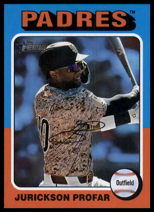 2024 Topps Heritage Jurickson Profar 503 San Diego Padres NM - Baseball Card Single