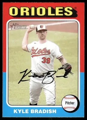 2024 Topps Heritage Kyle Bradish #137 Baseball - Baseball Card Single