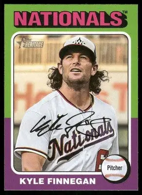2024 Topps Heritage Kyle Finnegan #41 Baseball - Baseball Card Single