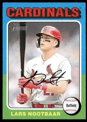 2024 Topps Heritage Lars Nootbaar #166 Baseball - Baseball Card Single