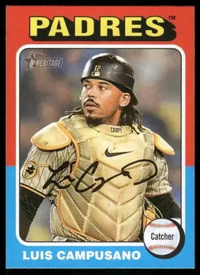 2024 Topps Heritage Luis Campusano #67 Baseball - Baseball Card Single