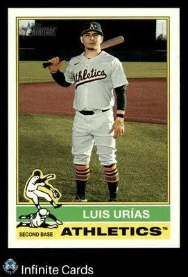 2024 Topps Heritage LUIS URIAS #505 [Base] Oakland Athletics