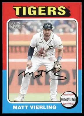 2024 Topps Heritage Matt Vierling #231 Baseball - Baseball Card Single