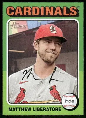 2024 Topps Heritage Matthew Liberatore #135 Baseball - Baseball Card Single