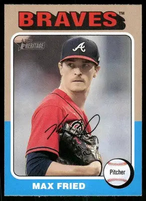 2024 Topps Heritage Max Fried #268 Baseball - Baseball Card Single