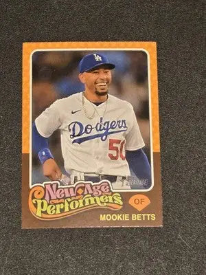 2024 Topps Heritage #NAP-23 Mookie Betts New Age Performers - Baseball Card Single