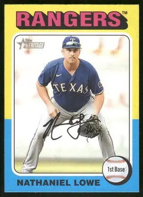 2024 Topps Heritage Nathaniel Lowe #88 Baseball - Baseball Card Single