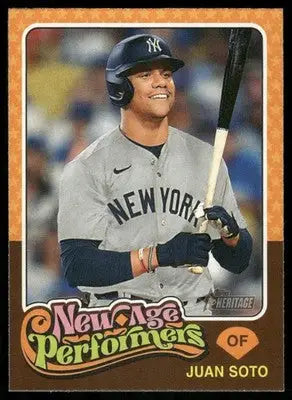 2024 Topps Heritage New Age Performers Juan Soto #NAP-21 Baseball - Baseball Card Single