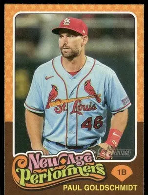 2024 Topps Heritage New Age Performers Paul Goldschmidt #NAP-12 Baseball - Baseball Card Single