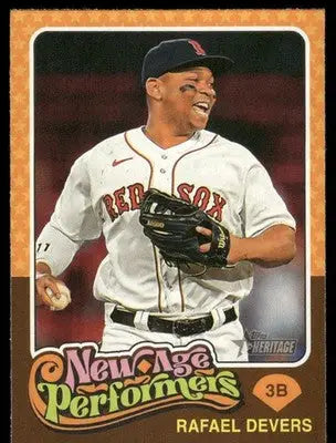 2024 Topps Heritage New Age Performers Rafael Devers #NAP-19 Baseball - Baseball Card Single