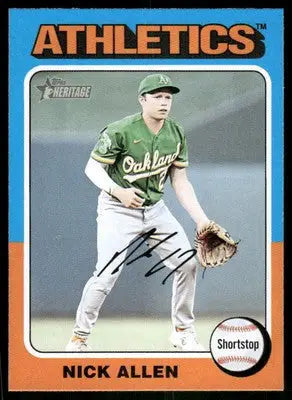 2024 Topps Heritage Nick Allen #249 Baseball - Baseball Card Single