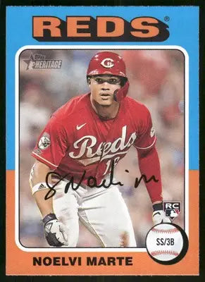 2024 Topps Heritage Noelvi Marte #301 RC Baseball - Baseball Card Single