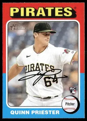 2024 Topps Heritage Quinn Priester #172 RC Baseball - Baseball Card Single