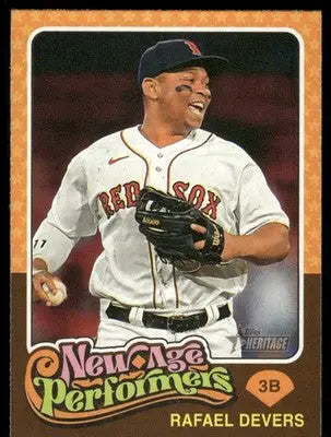 2024 Topps Heritage Rafael Devers #NAP-19 New Age Performers Baseball - Baseball Card Single