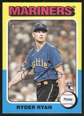 2024 Topps Heritage Ryder Ryan #326 RC Baseball - Baseball Card Single
