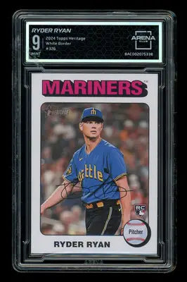 2024 Topps Heritage Ryder Ryan #326 RC Baseball Arena Club 9 - Baseball Card Single